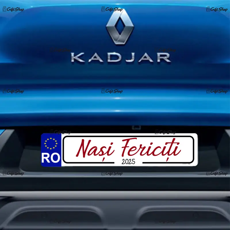 Nasi fericiti, indicator masina, 200x60 mm, model 1